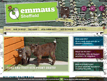 Tablet Screenshot of emmaus-sheffield.org.uk